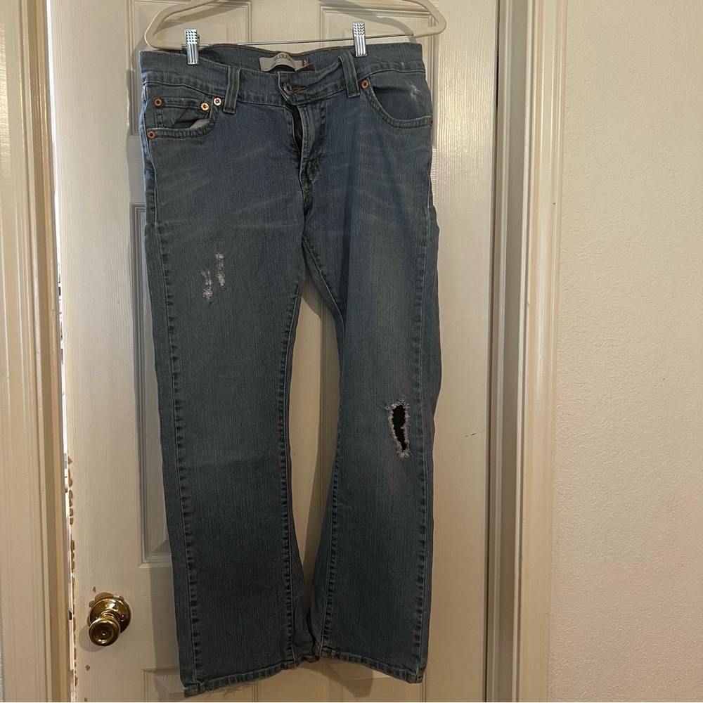 Women’s Y2K Levi’s 504 Slouch fit boot cut jeans size 13 m